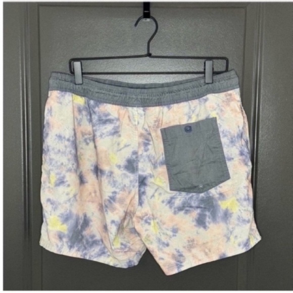 ☀️ Original Use Vibrant Tie-dye Swim Trunks/Board Shorts | Beach, Pool, Resort! - Picture 8 of 12